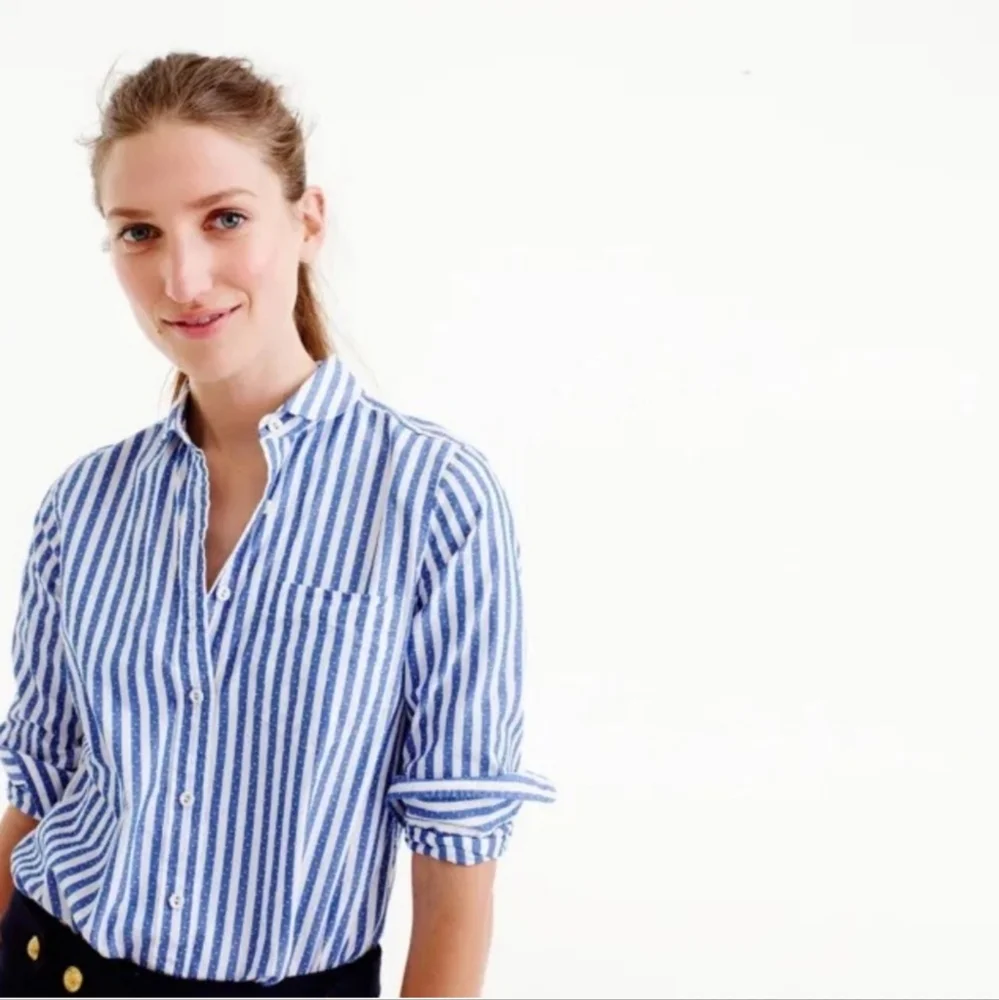 J.CREW Jacquard Striped Boy Shirt